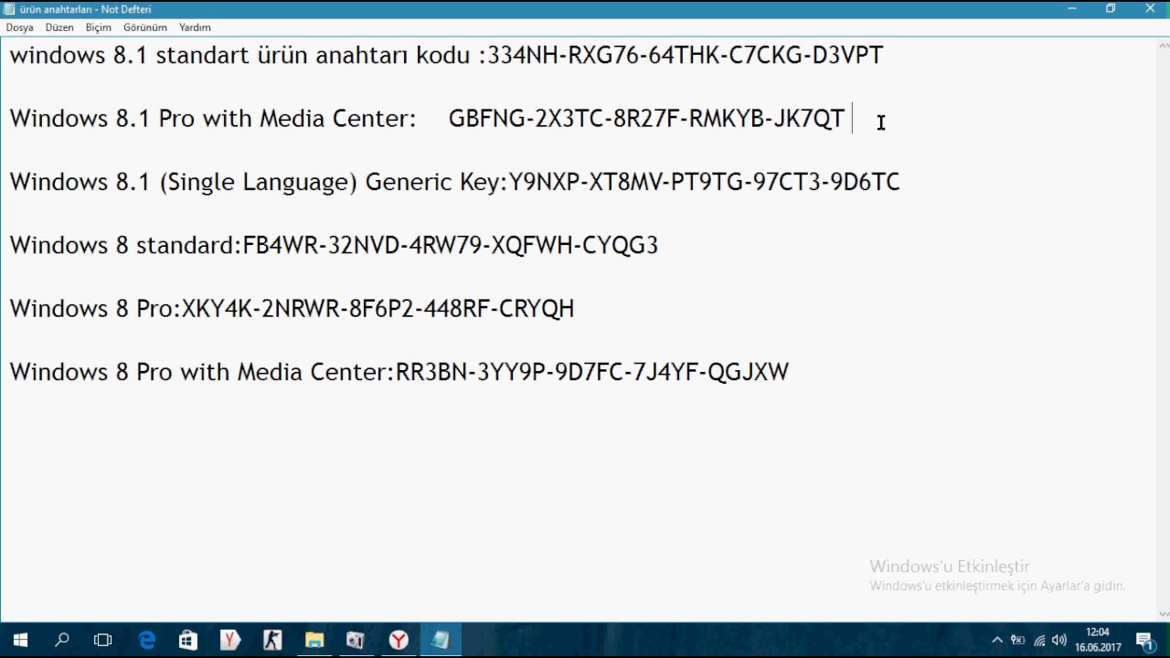 windows 8.1 pro wmc serial key